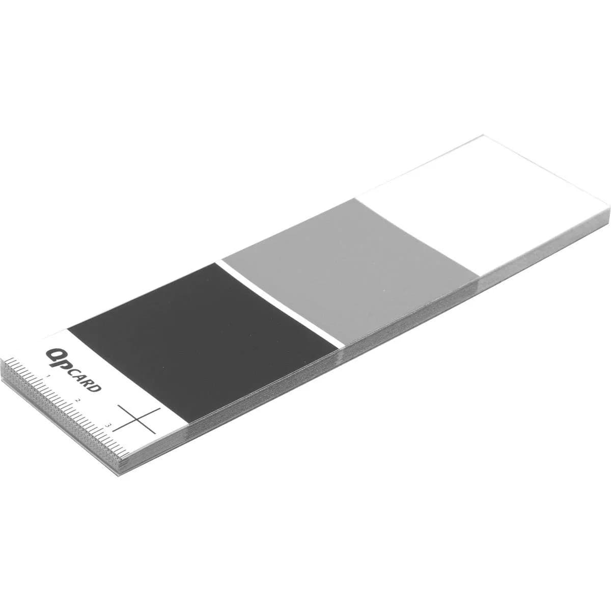 QpCARD QpCard 101, 3 Cards with Black / Gray / White Colors | Neutral White Balance Aid (115 chars) - main product image