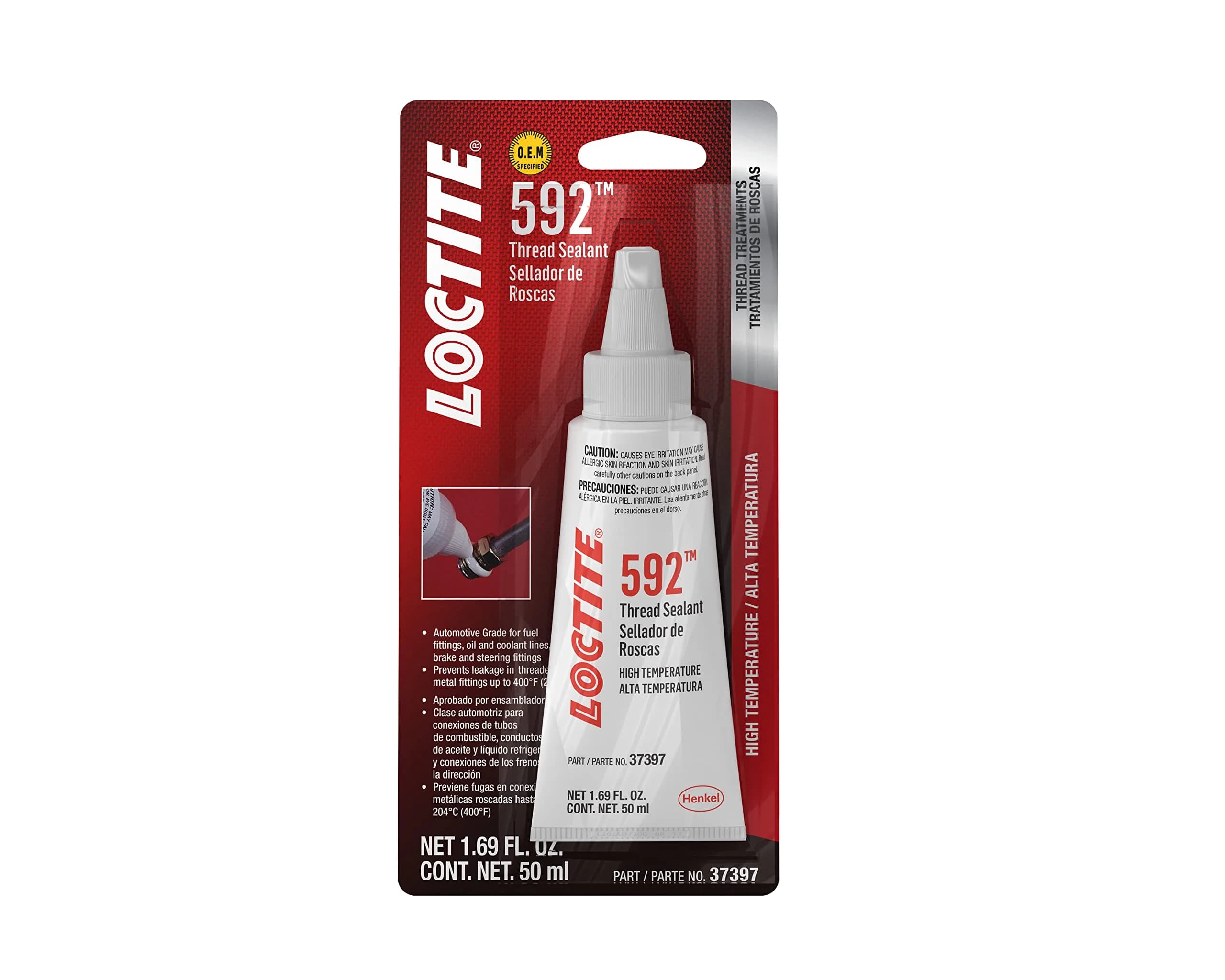 Loctite 592 Automotive Thread Sealant - High-Pressure, High-Viscosity, Prevents Galling - 50 ml - main product image