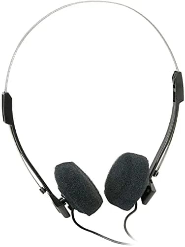 Parts Express Mini Stereo Lightweight Headphones with 4 Foot Cord | Hi-Fi Portable On-Ear Headphones thumbnail 1