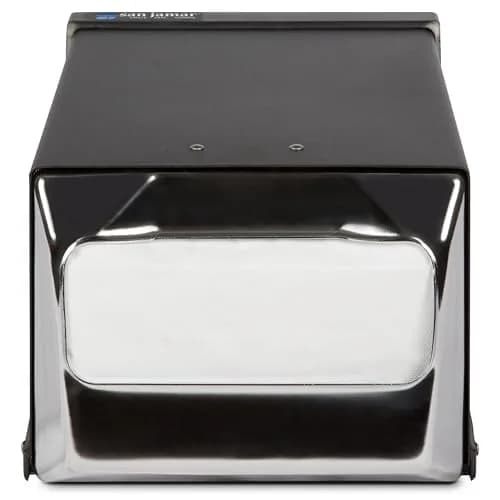 San Jamar Countertop Napkin Dispenser Black | Modern Style, Alloy Steel, 300 Napkin Capacity thumbnail 2
