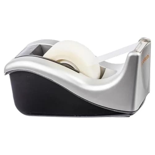 Scotch Desktop Tape Dispenser, Silvertech Two-Tone | Office & School Supplies thumbnail 4