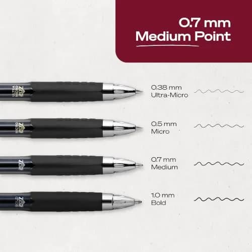 uni-ball 207 Gel Pens Blue Ink 0.7mm Medium Point Retractable 12 Count | Smooth Writing, Fraud-Resistant, uni Super Ink™ thumbnail 5