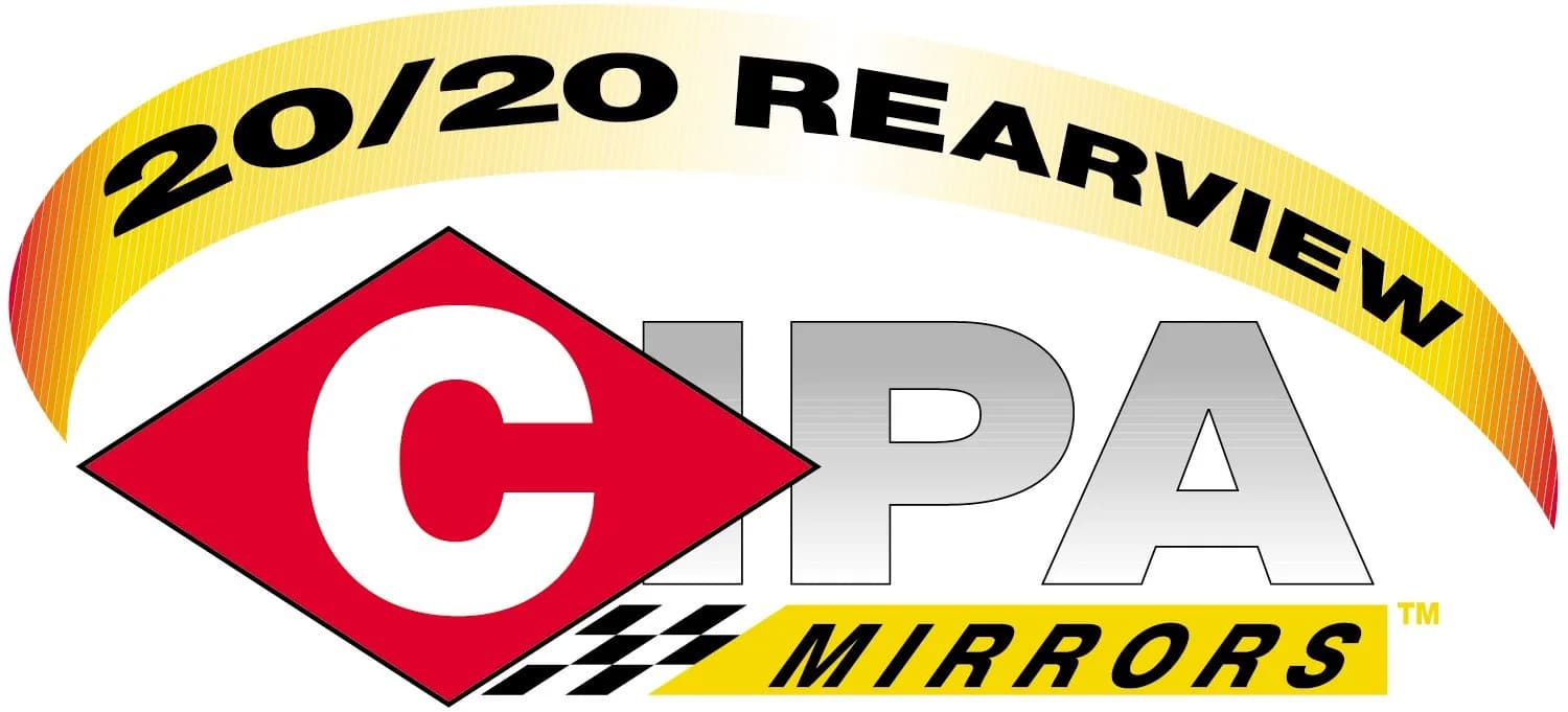 CIPA 49504 4" x 8" Clamp-On Convex Mirror | Wide-Angle Auto Part for Larger Mirrors — silver