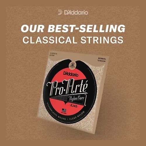 D'Addario Pro-Arte Nylon Classical Guitar Strings, Extra Hard Tension, 11.2cm (4.4in) Set thumbnail 3
