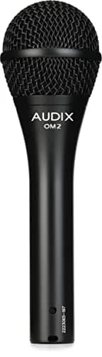 AUDIX OM2 Dynamic Vocal Microphone | Hypercardioid, High SPL, Clear Sound, 50Hz-16kHz, 1.7mV @ 1k thumbnail 1
