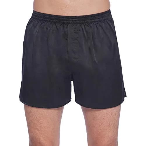 INTIMO Classic Silk Boxers Black Small | All-Day Comfort & Luxury Silk Feel thumbnail 4