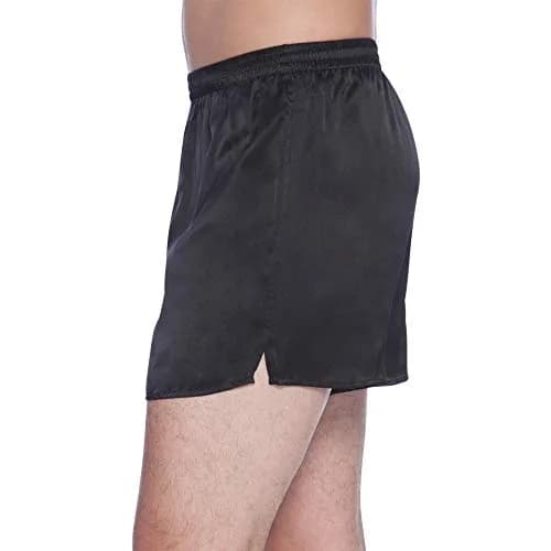 INTIMO Classic Silk Boxers Black Small | All-Day Comfort & Luxury Silk Feel thumbnail 3
