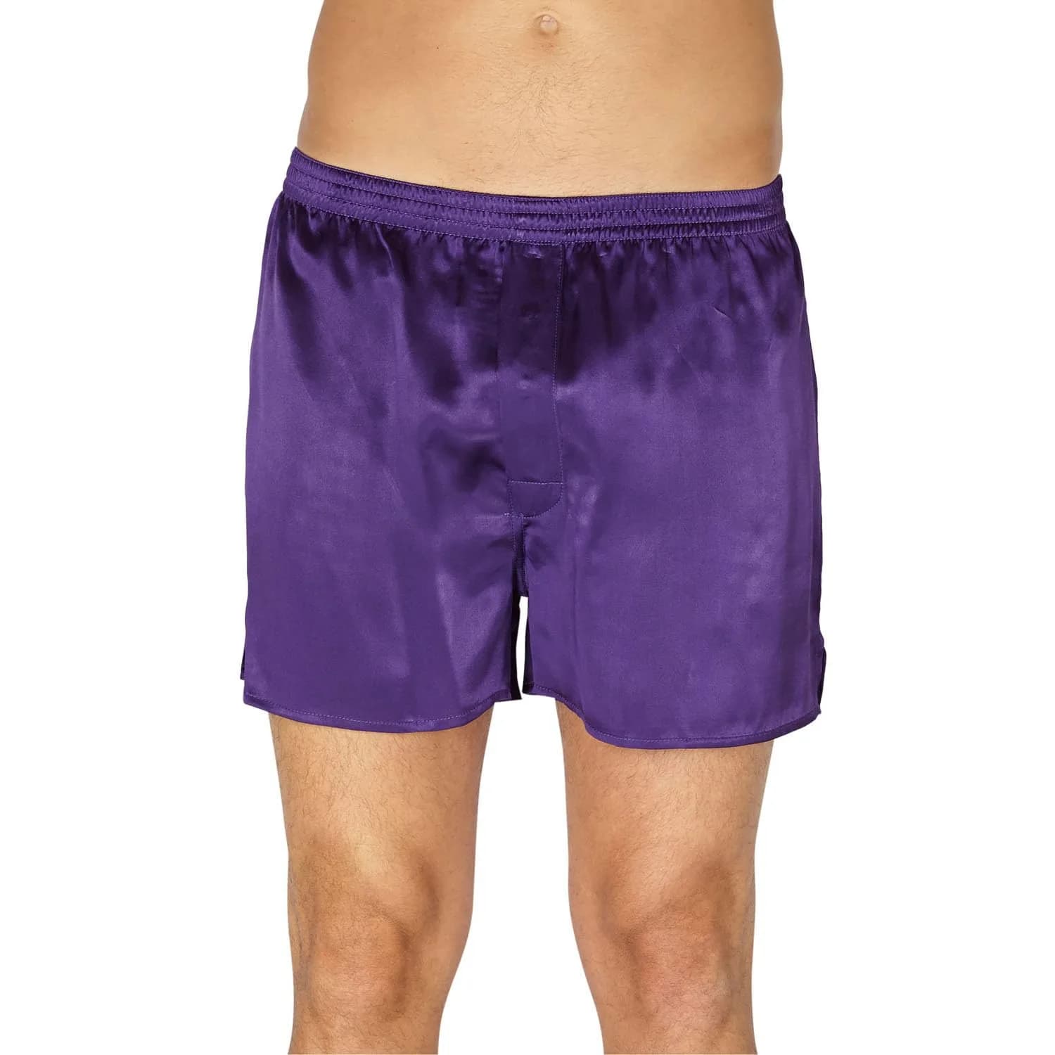 INTIMO Classic Silk Boxers Burgundy Small | All-Day Comfort & Luxury