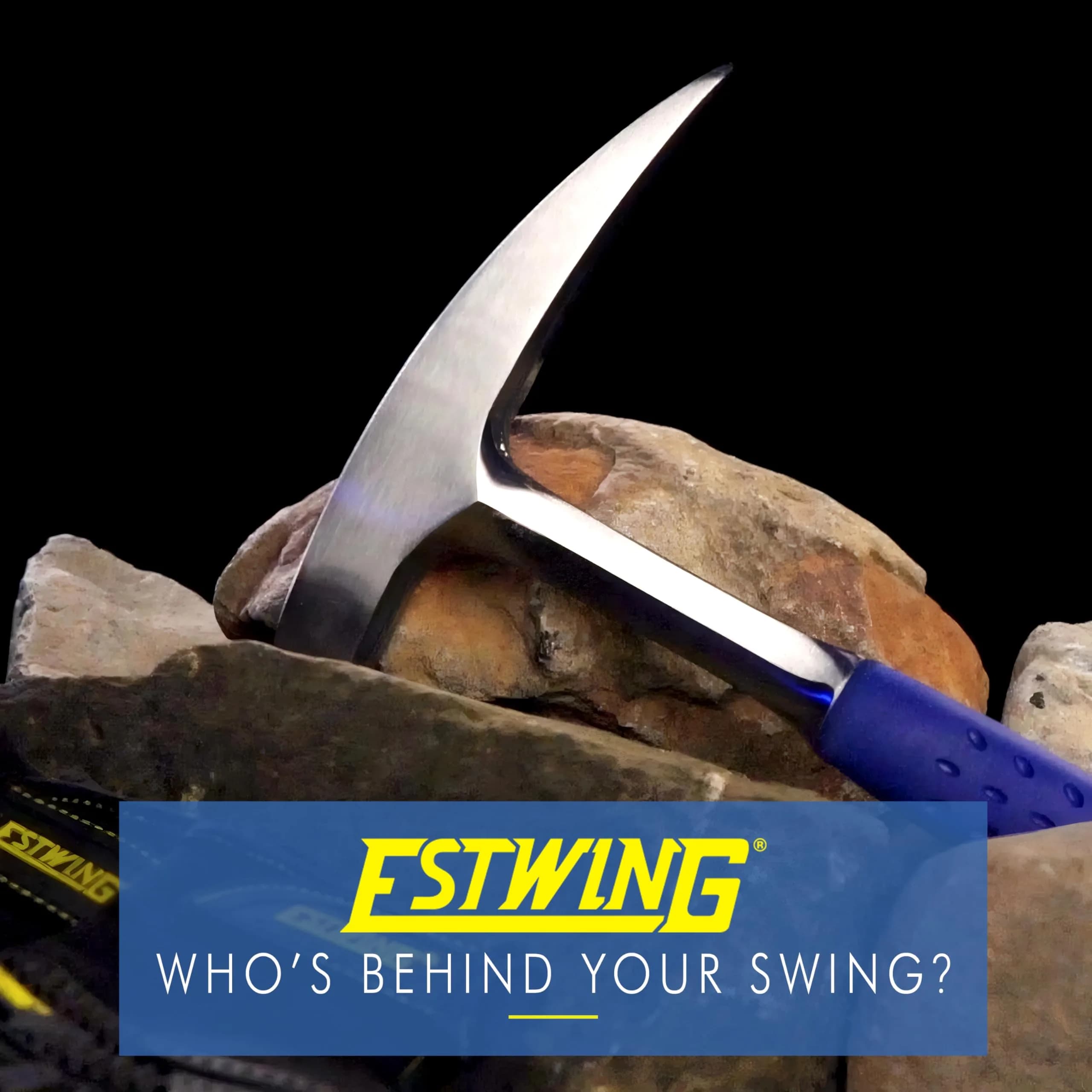 Estwing 22 oz Rock Pick Geology Hammer with Pointed Tip & Shock Reduction Grip | Forged Steel Head - view 6