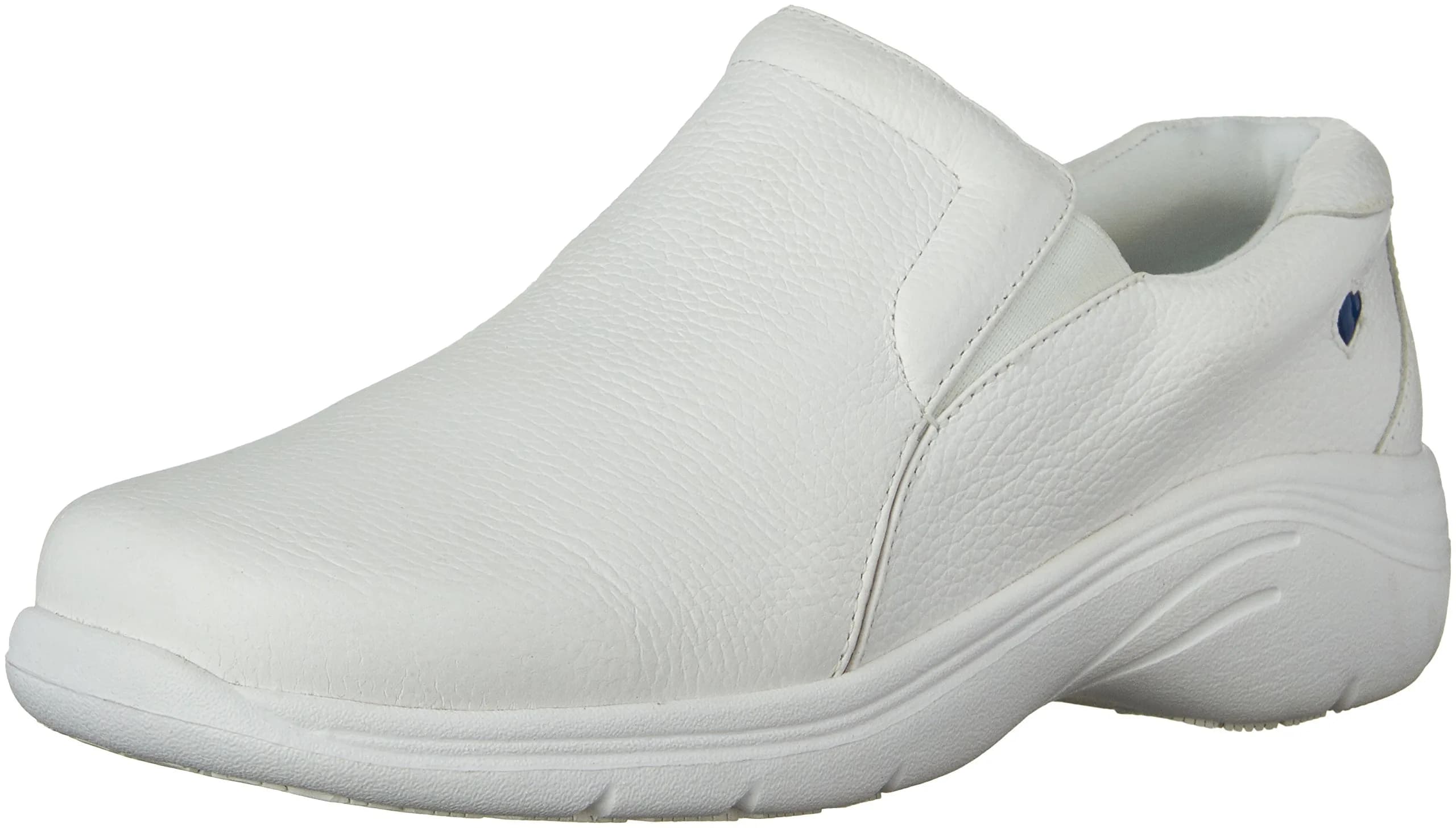 Nurse Mates Dove White 6.5 Wide | All-Day Comfort & Slip-Resistant Support — White