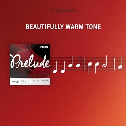 D'Addario Prelude Violin Single A String, 3/4 Scale, Medium Tension | Warm Tone, Durable Steel Core thumbnail 4