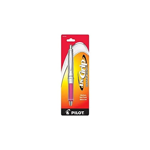 PILOT Dr. Grip Center of Gravity Ballpoint Pen | Pink Grip, Refillable, 1.0mm | Ergonomic, Smooth Ink thumbnail 4