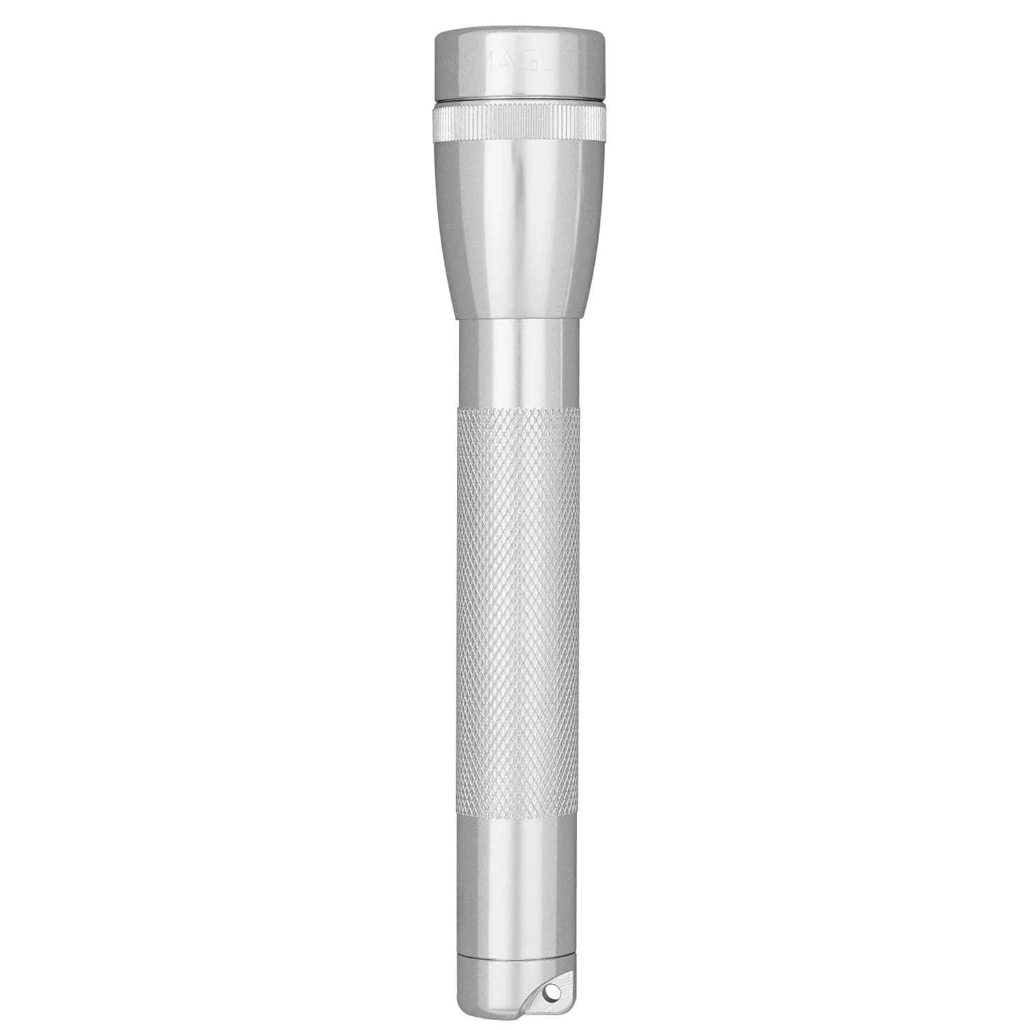 MagLite Mini Incandescent 2-Cell AA Flashlight - Classic Silver Finish - view 3