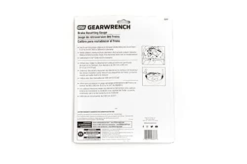 GEARWRENCH Brake Resetting Gauge 3377 | Calibrated Brake Drum & Line Clearance Tool thumbnail 3