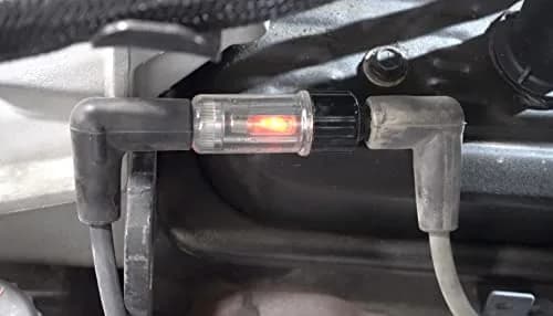 Lisle Inline Spark Tester Double Ended with Straight & 90 Degree Boot | Visual Ignition Check Device thumbnail 2