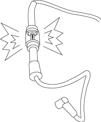 Lisle Inline Spark Tester Double Ended with Straight & 90 Degree Boot | Visual Ignition Check Device thumbnail 3