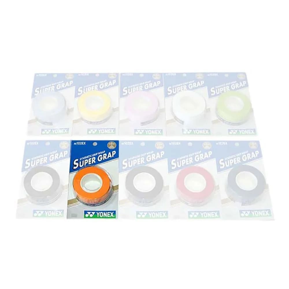 YONEX Super GRAP Overgrip, Orange | Excellent Sweat Absorption & Control (70-120 chars)