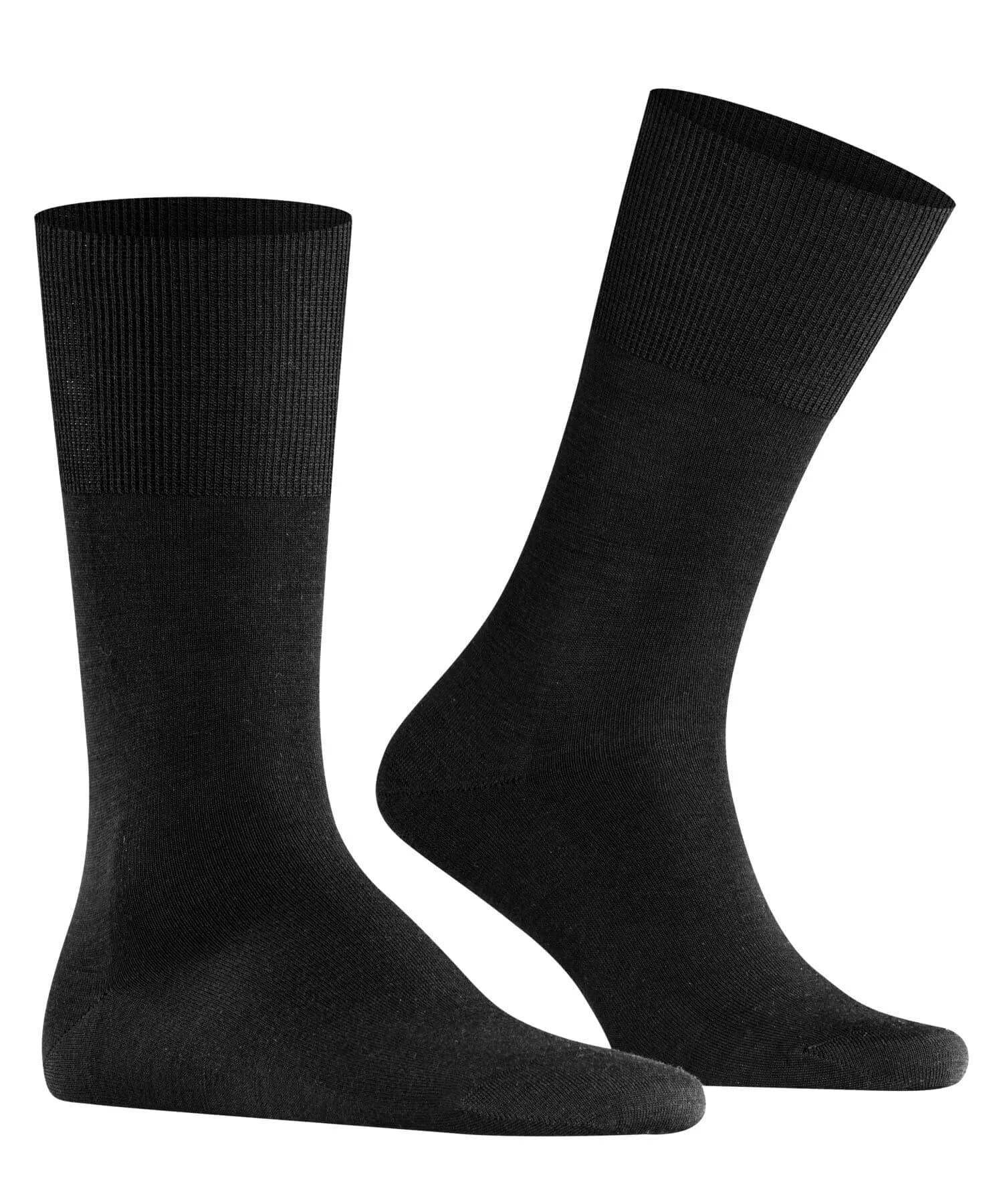 FALKE Men's Airport Crew Socks, Merino Wool Cotton, Mid-Calf, Classic Formal, Trendy Work, 1 Pair thumbnail 6