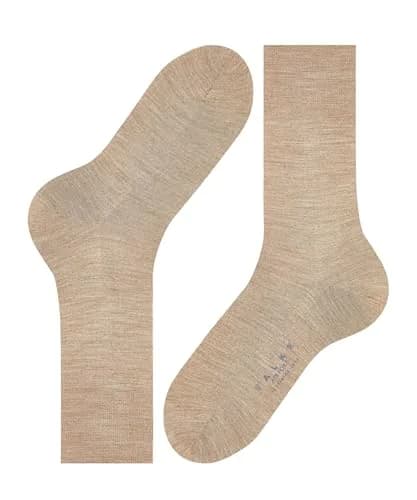 FALKE Men’s Airport Crew Socks, Merino Wool Cotton, Brown, Size 8-9 | Classic Formal & Trendy Work Socks thumbnail 5