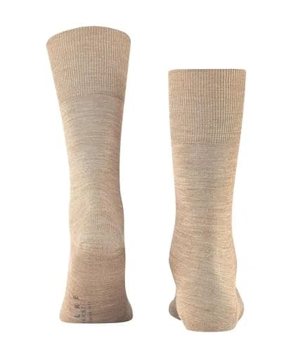 FALKE Men’s Airport Crew Socks, Merino Wool Cotton, Brown, Size 8-9 | Classic Formal & Trendy Work Socks thumbnail 4