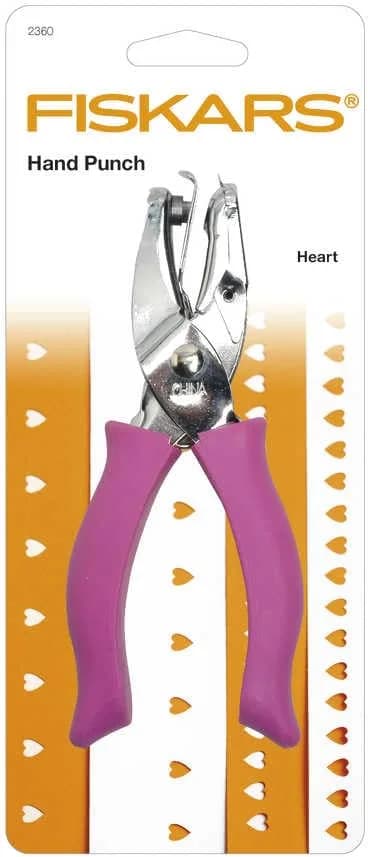 Fiskars 1/4" Heart Shape Paper Hole Punch Pink | Crafts & Cardstock Puncher thumbnail 7