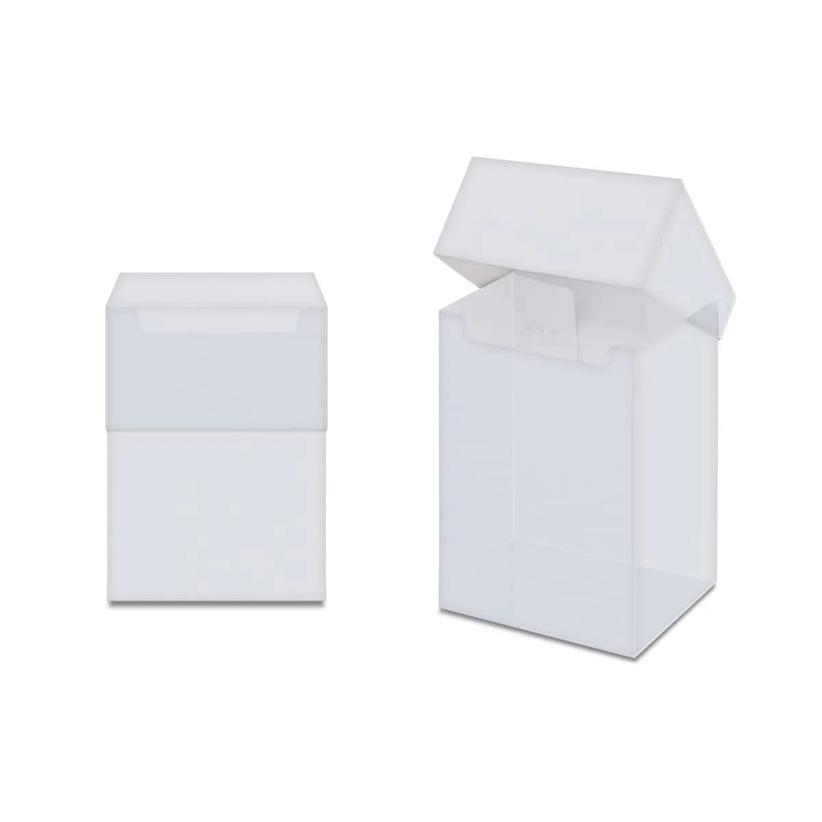 Ultra Pro 80 Card Deck Box - Clear | Holds 80 Cards in Deck Protectors - main product image