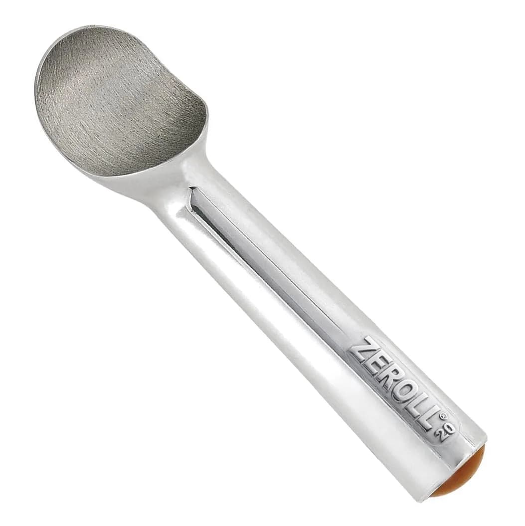 Zeroll Food Scoop 2 oz Silver | Unique Aluminum Handle for Effortless Scooping — 2-Ounce