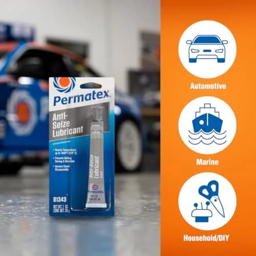Permatex 81343 Anti-Seize Lubricant, 1 oz. (29.57 ml) Tube | High Temp & Marine Use thumbnail 4