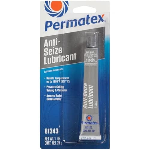 Permatex 81343 Anti-Seize Lubricant, 1 oz. (29.57 ml) Tube | High Temp & Marine Use thumbnail 1