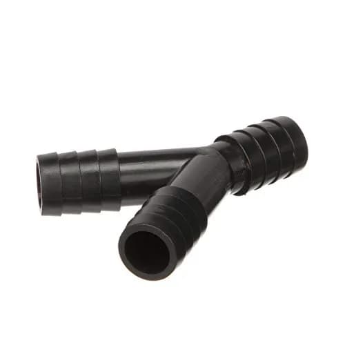 Seachoice 3-Way Y Fitting Fits 3/4 in. ID Hose | Rust-Free Black Plastic Plumbing Accessory thumbnail 1