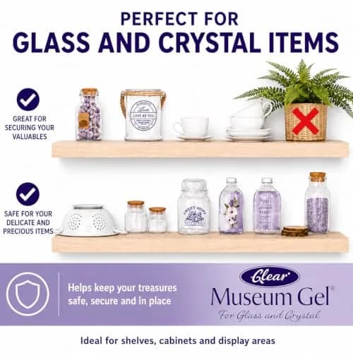 Quakehold! Museum Gel Clear 120ml (4 fl oz) | Secures Collectibles Against Shocks thumbnail 3