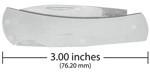 Case Pocket Knife Brushed Stainless Steel | 3 Inch Lockback for Everyday Use thumbnail 2