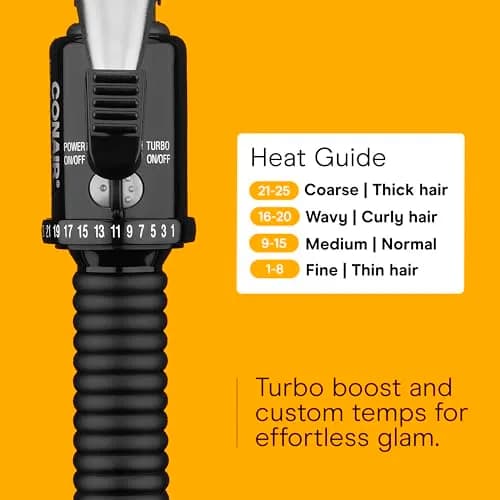 Conair Curling Iron 1.25-inch Barrel | Effortless Beach Waves & Lasting Curls thumbnail 4