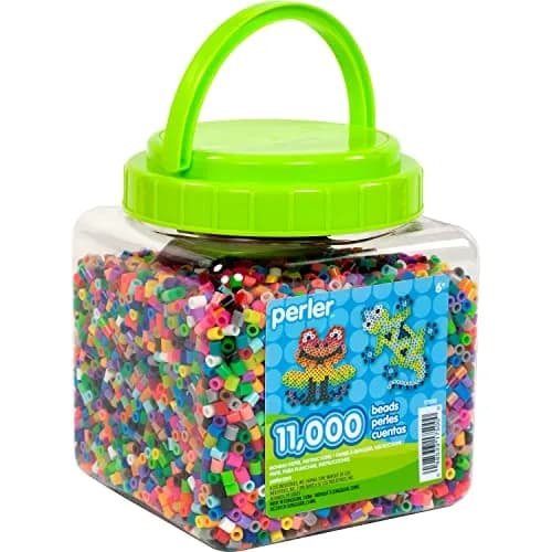 Perler Beads 11,000 Pieces Assorted Colors | Creative Kids Craft Set with Storage (70-120 chars) thumbnail 8