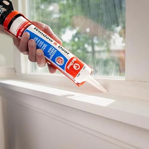 Red Devil Window & Door Silicon Acrylic Caulk Almond 298ml (10.1 Fl Oz) | Seals Drafts & Pests thumbnail 5