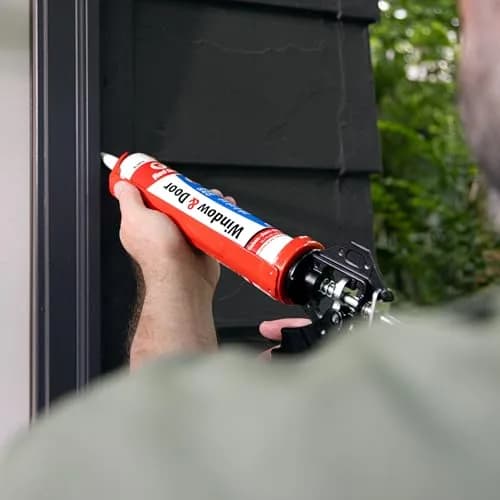 Red Devil Window & Door Silicon Acrylic Caulk Almond 298ml (10.1 Fl Oz) | Seals Drafts & Pests thumbnail 6