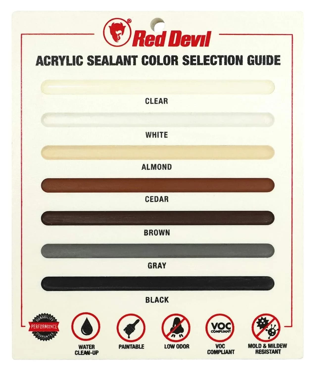 Red Devil Window & Door Silicon Acrylic Caulk Almond 298ml (10.1 Fl Oz) | Seals Drafts & Pests - view 4