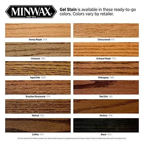 Minwax Gel Stain Mahogany 1/2 Pint | Rich Interior Wood Finish with Control thumbnail 7