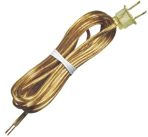 Westinghouse Light_bulb_socket 15 ft Gold Cord Set | CSA & UL Approved, Heat Resistant 105°C thumbnail 1