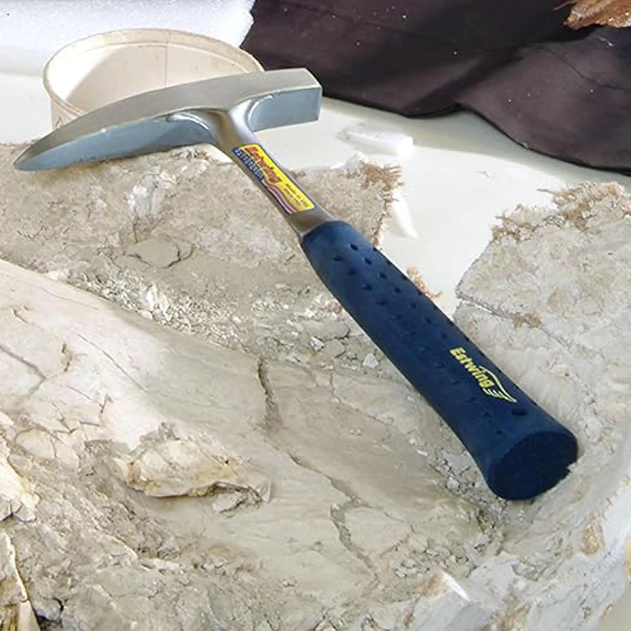 Estwing Rock Pick Geology Hammer 14 oz (397 g) with Pointed Tip & Shock Reduction Grip | Forged Steel - view 5
