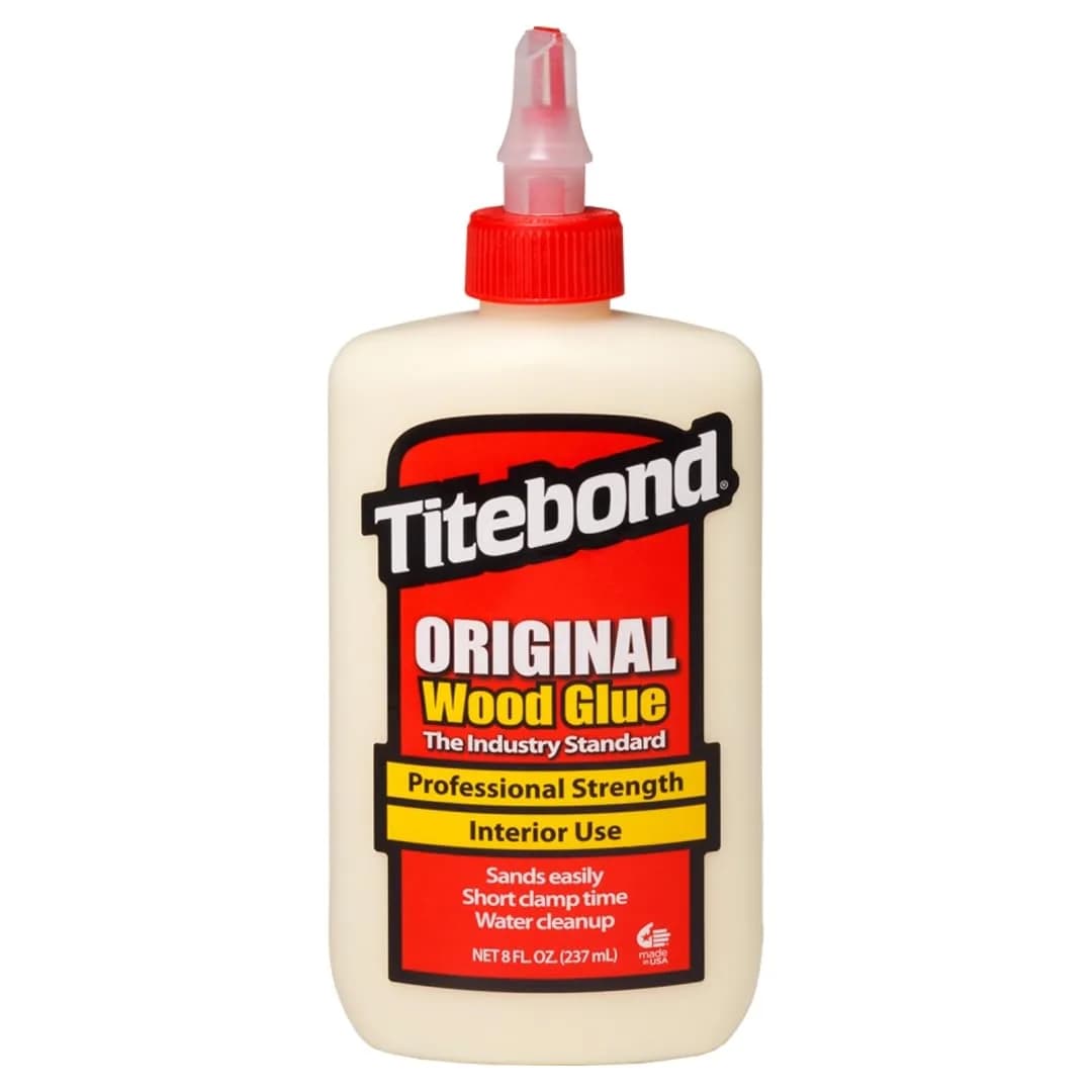 Titebond Original Wood Glue 5063, Industry Standard, 8 fl oz (237 ml) Bottle | Bonds Stronger Than Wood - main product image