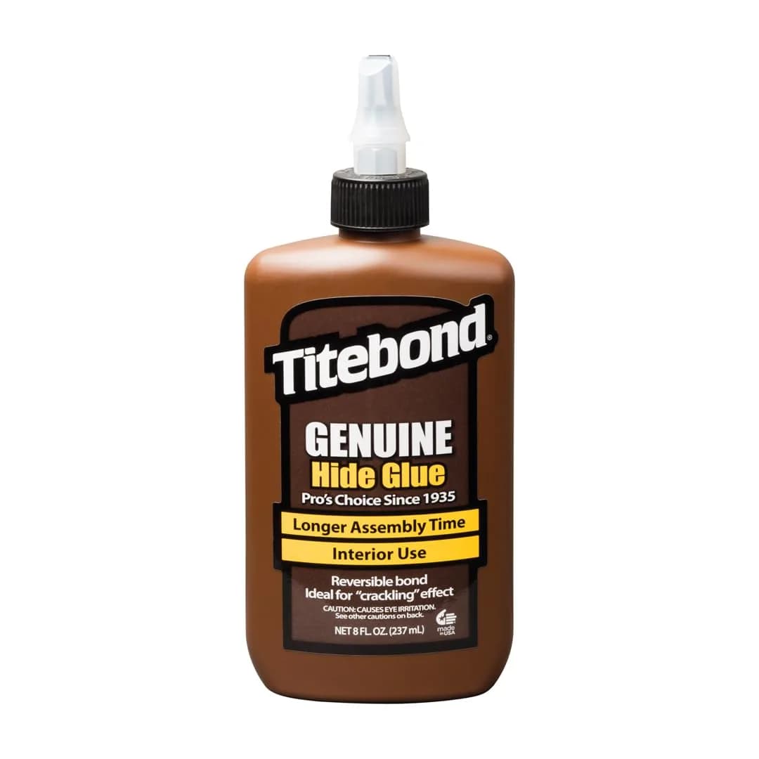Titebond Liquid Hide Glue 237ml (8 Fl Oz) | Slow Set for Precise Assembly - main product image