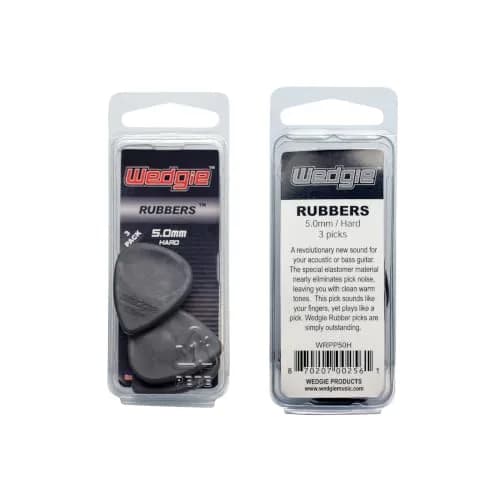 Wedgie Rubber Guitar Picks 5.0mm Hard | Elastomer Noise-Free Pick for Guitar & Ukulele thumbnail 5