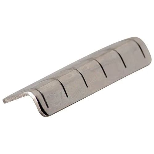 Golden Gate F-3303 Slide Guitar Conversion – Extension Nut | Brass, Silver, Fits Acoustic & Classical Guitars thumbnail 1