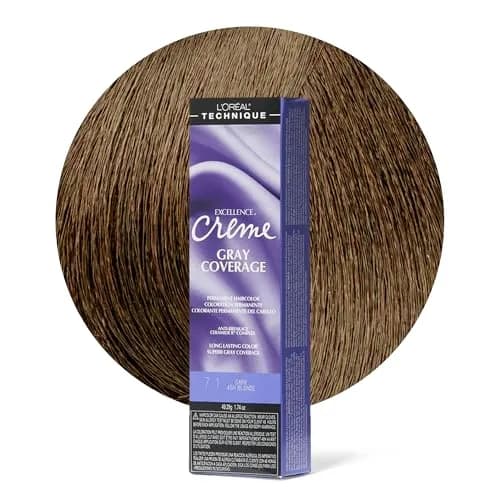 L'Oréal Technique Excellence Crème Permanent Hair Color – 7.1 Dark Ash Blonde | Superb Gray Coverage thumbnail 1