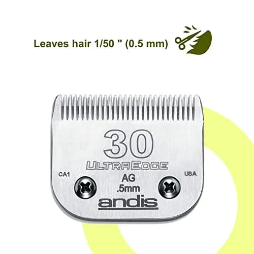 Andis UltraEdge Blade Size 30 1/50in Chrome | Professional Pet Grooming Blade for Large Animals thumbnail 4
