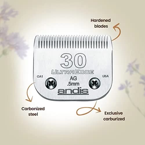 Andis UltraEdge Blade Size 30 1/50in Chrome | Professional Pet Grooming Blade for Large Animals thumbnail 6