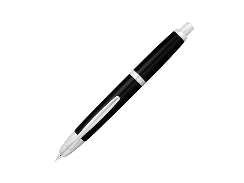 Pilot Vanishing Point Retractable Fountain Pen Black/Rhodium Fine Nib 0.5mm | Smooth Ink Flow - main product image