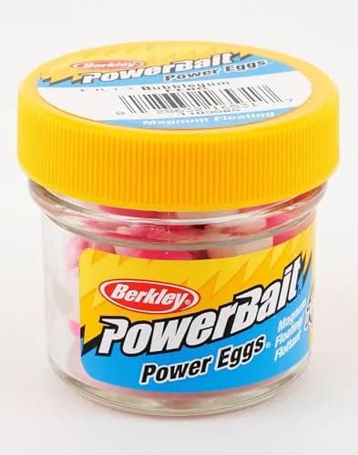 Berkley PowerBait Power Eggs Floating Magnum 0.5 oz Bubblegum | Fish Attractant with Irresistible Scent thumbnail 1