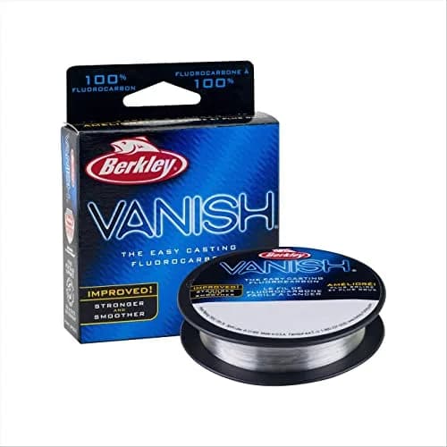 Berkley Vanish Clear 14lb (6.3kg) Fluorocarbon Fishing Line 100m (110yd) | Virtually Invisible Underwater — 110yd
